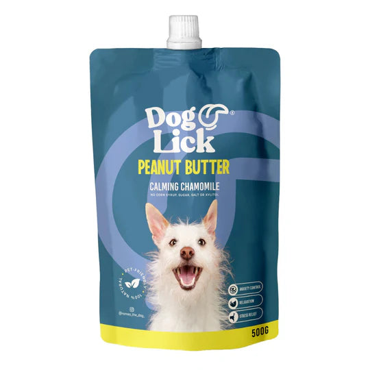 Dog Lick Peanut Butter Calming Chamomile 500g