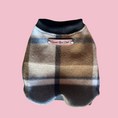 Load image into Gallery viewer, Plaid Pooch Sleeveless Jumper (Brown)