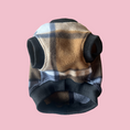 Load image into Gallery viewer, Plaid Pooch Sleeveless Jumper (Brown)