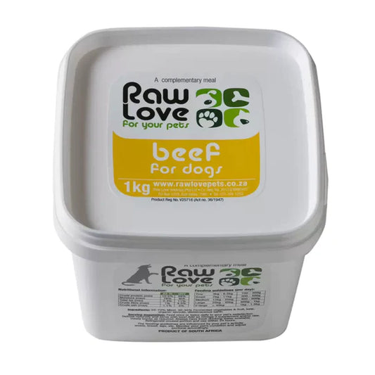 Raw Love Beef Meal for Dogs (Collection Only)
