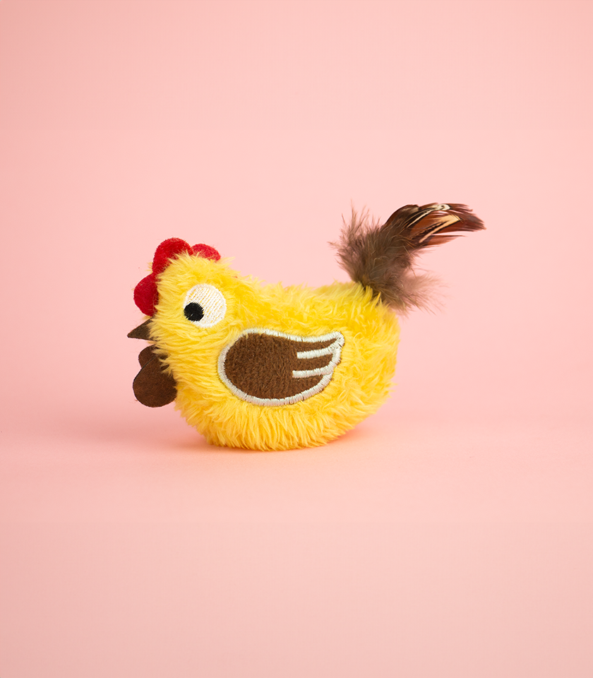 Rooster Catnip Plush Cat Toy