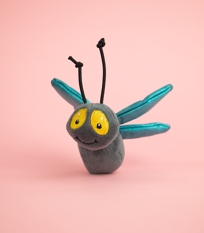 Plush  Fly Cat Toy