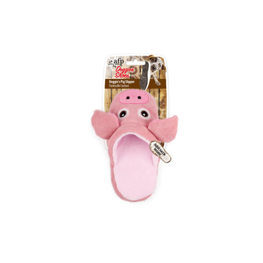 Pig Slipper, With Crinkle & Squeaker Sound