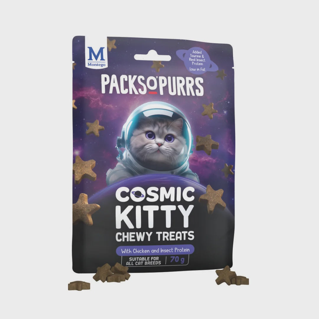 Packs O' Purrs Cosmic chicken and insect protein
