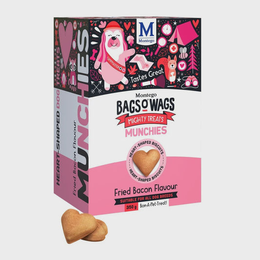 Bags O' Wags Munchies Bacon 350g