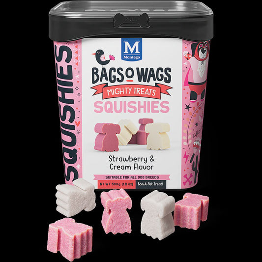 Bags O’ Wags Strawberry and Cream Squishies