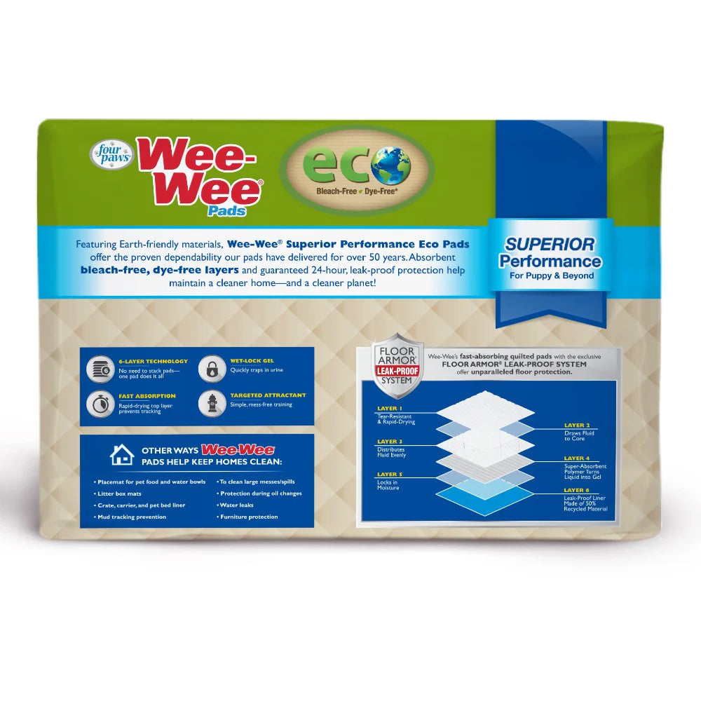 Wee-Wee Eco Dog Training Pads (50 pack)