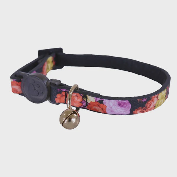 Cat Collar Floral Print