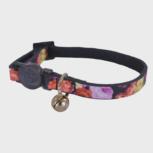 Cat Collar Floral Print