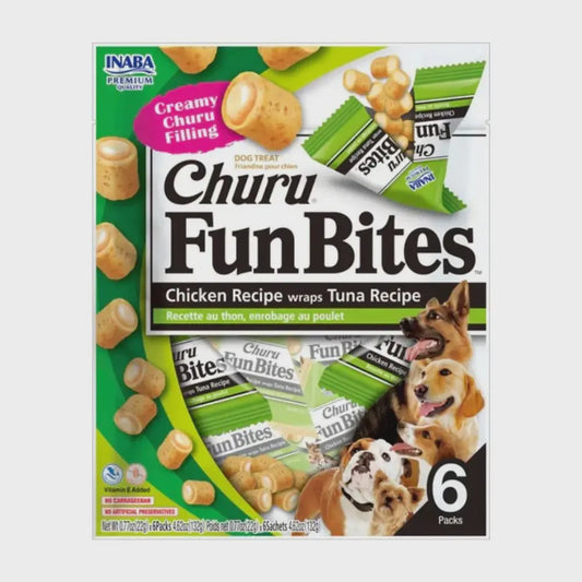 Churu Fun Bites Chicken & Tuna Dog Treats