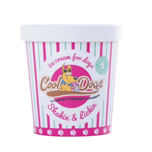 Cool Dogs Ice Cream Strawberry tub 500g