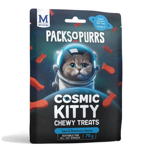 Montego Packs O' Purrs Heavenly Tuna & Rosemary Cat Treats