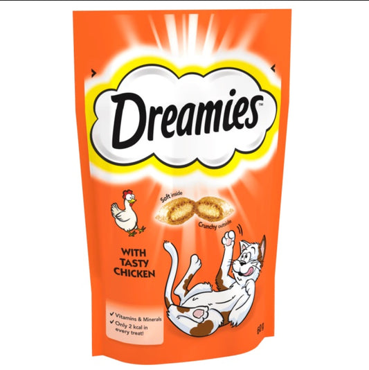 Dreamies Cat Treats Chicken (60g)