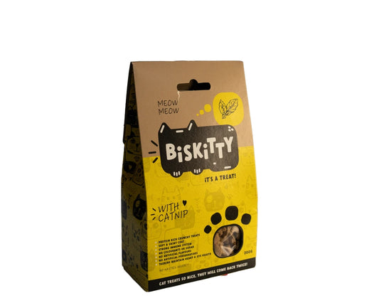 Biskitty Catnip Cat Biscuits  200g