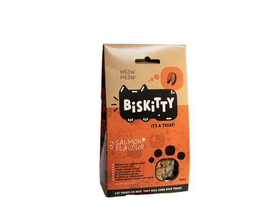 Biskitty Salmon Cat Biscuits 200g