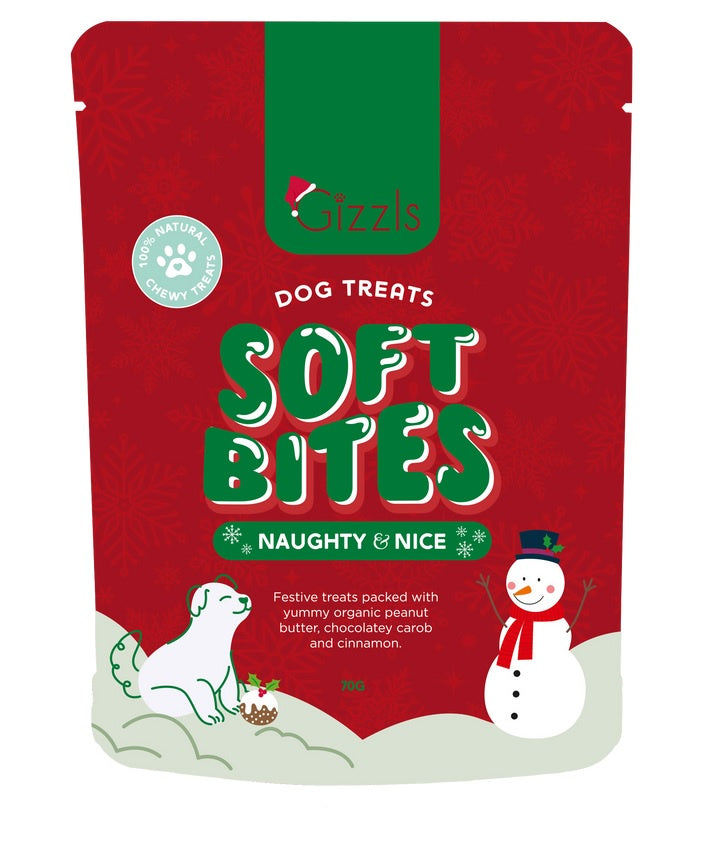 Soft Bites Naughty & Nice Christmas Dog Treats