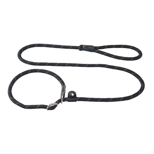 Rogz Rope Quick-Fit Lead/Collar Black