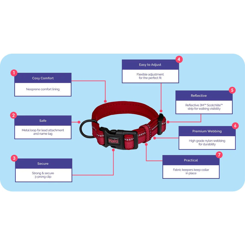 Halti Comfort Padded Collar red