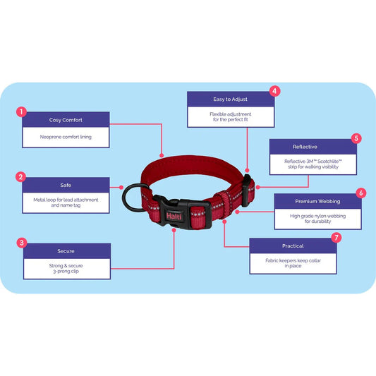 Halti Comfort Padded Collar red