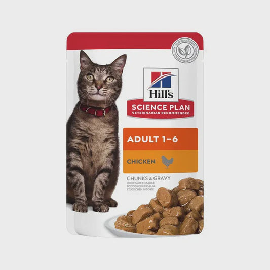 Hill's Science Plan Feline Adult Chicken Wet Cat Food Pouch
