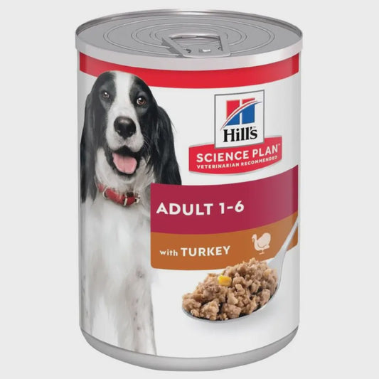 Hill's Science Plan Adult Turkey Wet Dog Food  370g