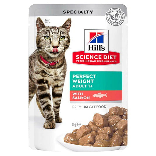 Hills Feline Perfect Weight Salmon Pouch