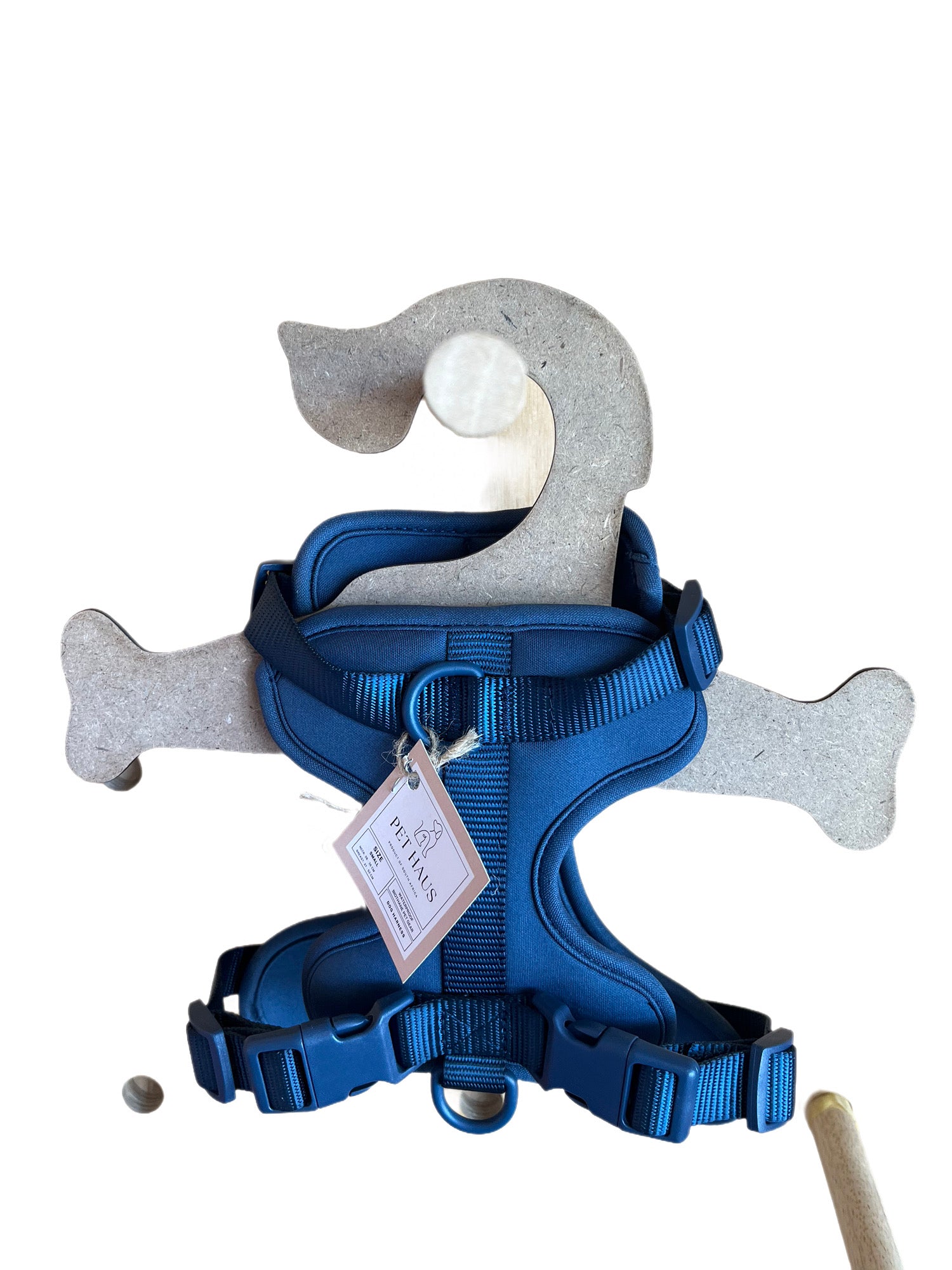 Pet Haus Soft Shell Harness Blue