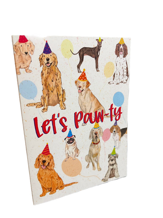 Lets Pawty! - Cards by Rebecca Potterson Artist