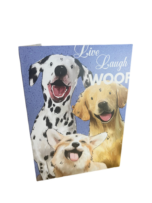 REBECCA POTTERTON CARDS: LIVE, LAUGH, WOOF