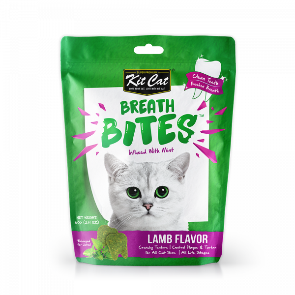 Kit Cat Dental Breath Bites Lamb Flavour 60g