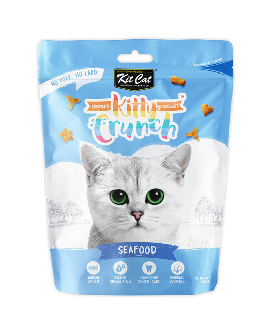Kit Cat Kitty Crunch Seafood Flavour 60g
