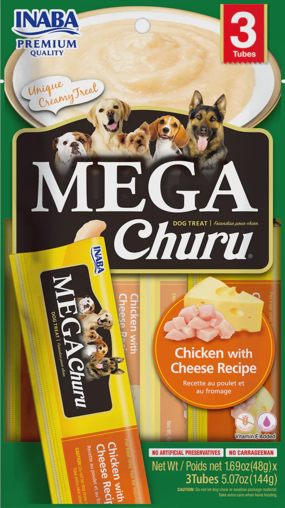 Mega Dog Chicken\Cheese 144g