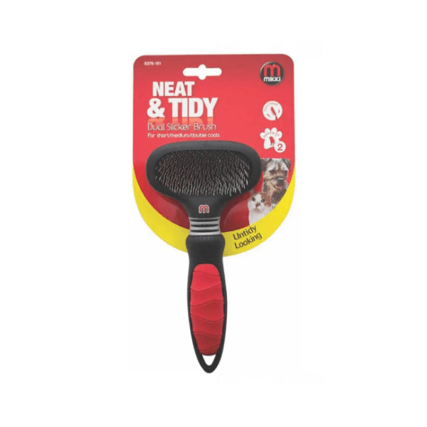 Mikki Dual Slicker  Brush for Short and Medium Coats