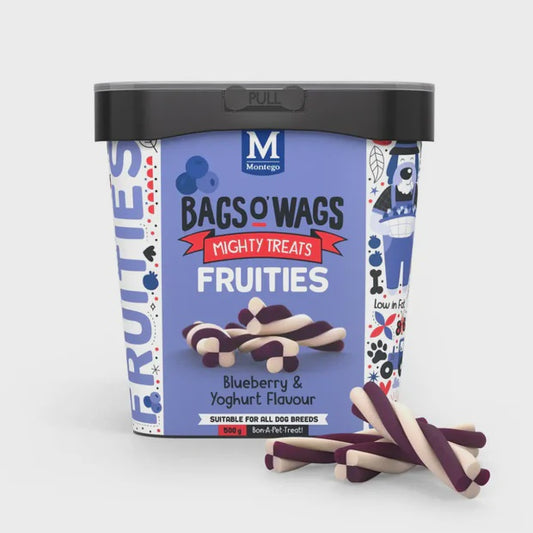 Montego Bags O' Wags Fruities Blueberry & Yoghurt Dog Chew Treats