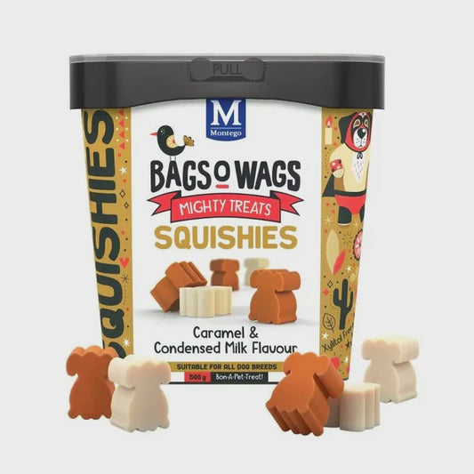 Bags O’ Wags Caramel & Condensed Milk Squishies