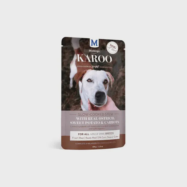 Karoo Adult Ostrich & Carrots Wet Dog Food