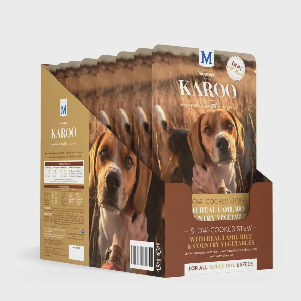 Karoo Wet Adult Lamb and Vegetable Dog Box