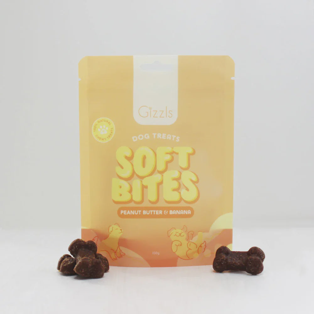 Peanut Butter & Banana Soft Bites for Dogs (150g)
