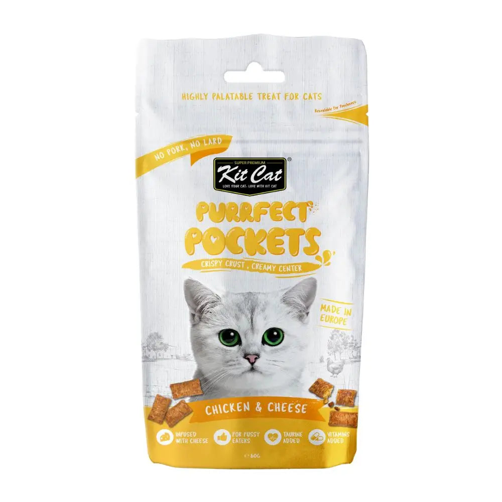 Purrfect Pockets Chicken & Cheese 60g