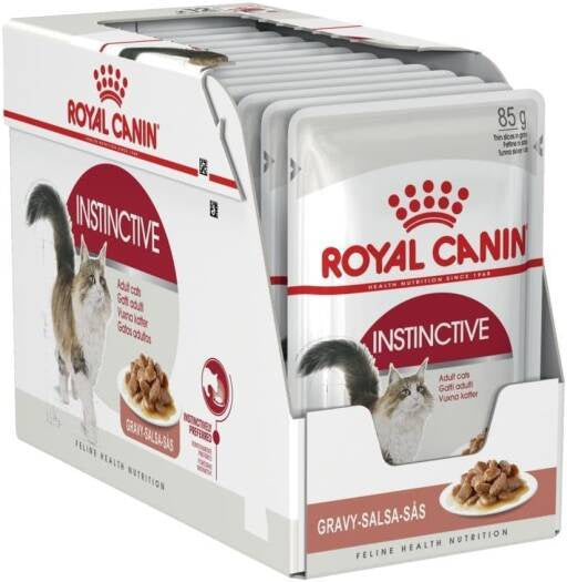 Royal Canin Instinctive Gravy Wet Cat Food Box Of 12