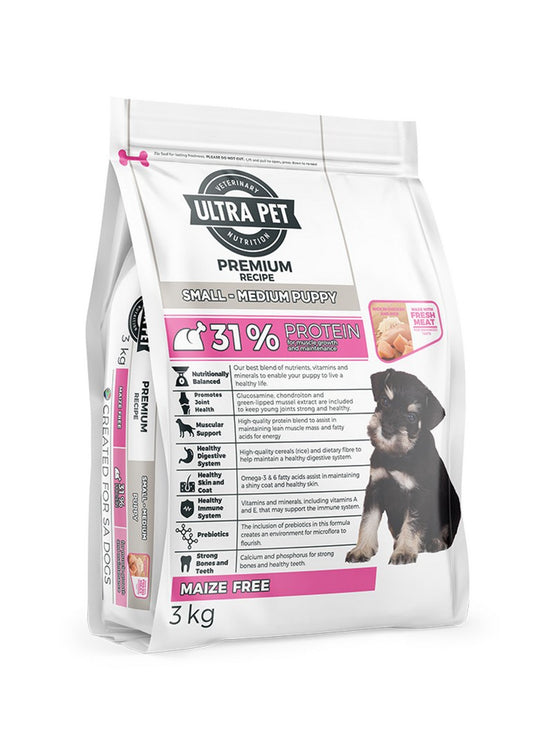 Premium Recipe Small to Medium Puppy Food 8kg