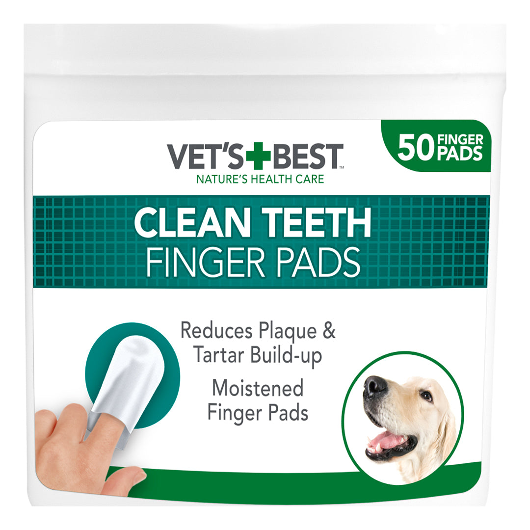 Vets Best Clean Teeth Finger Pads 50'S