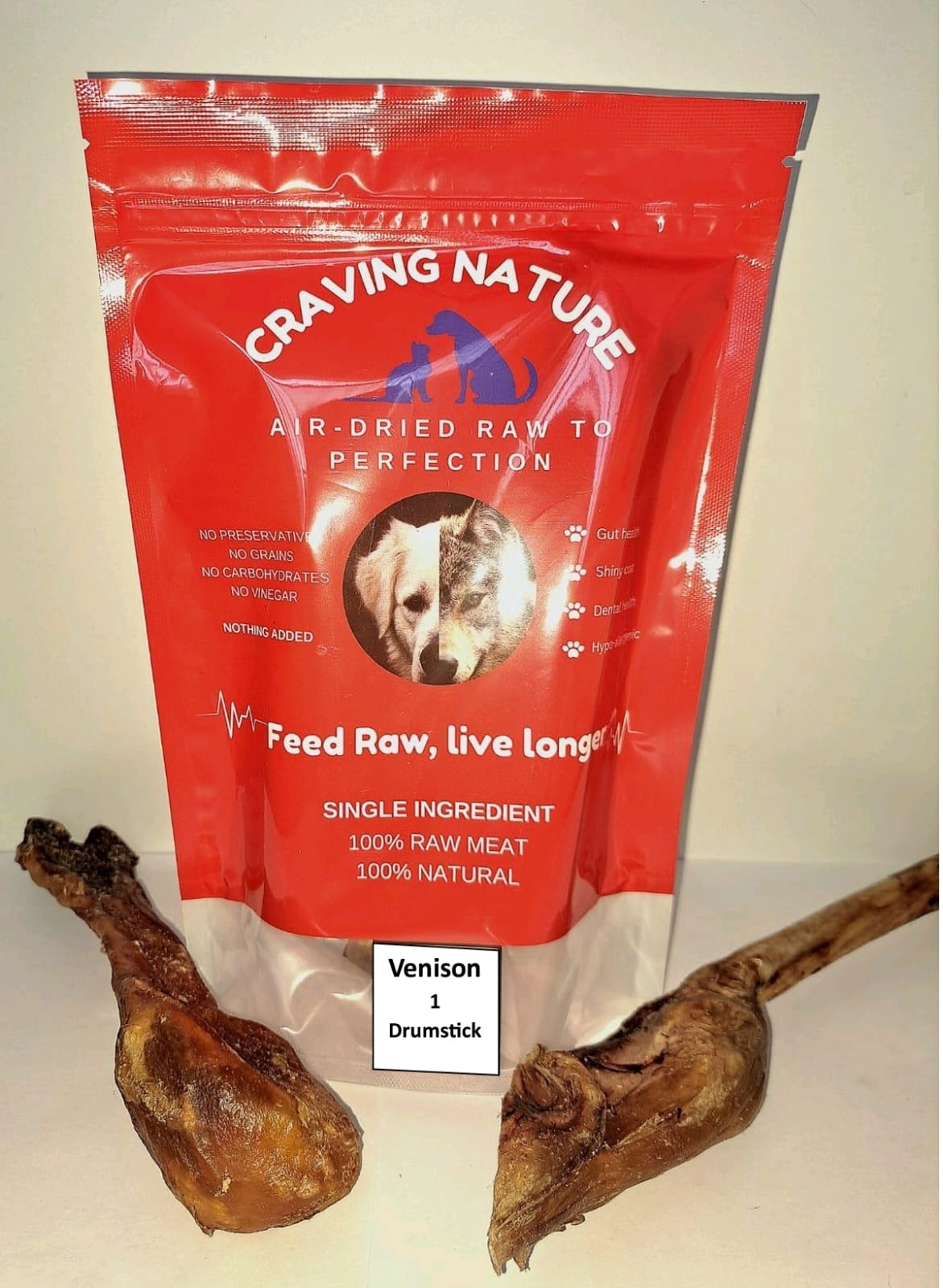 Craving Nature Venison Sinew Drumstick (Singles)