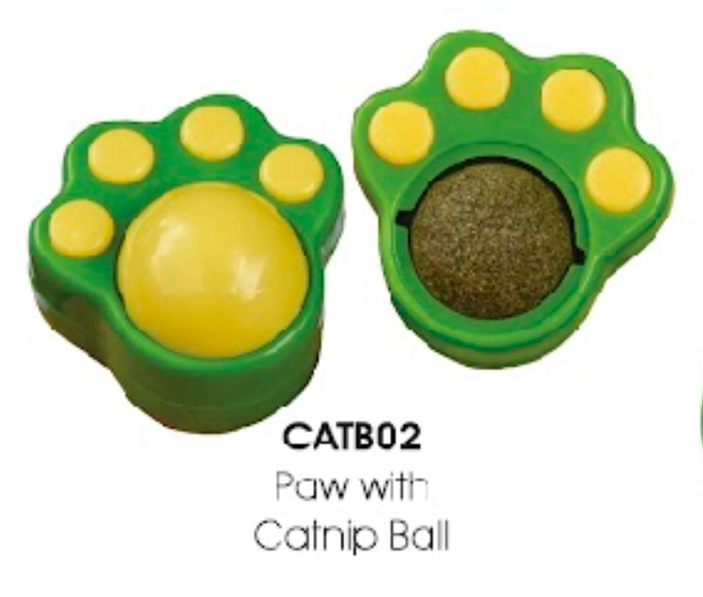 Catnip Ball With Paw