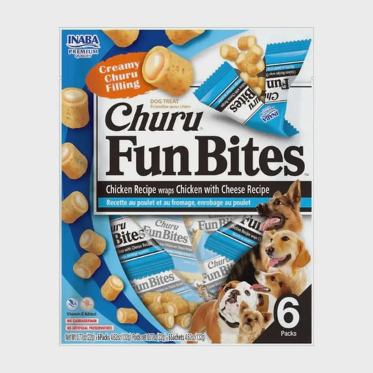 Churu Fun Bites Chicken & Cheese Dog Treats
