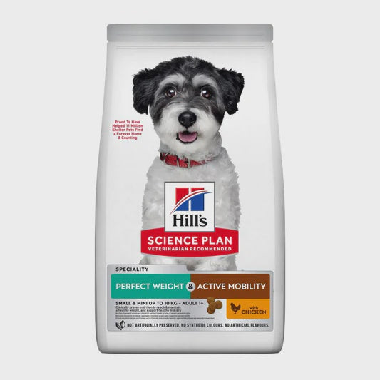 Hill's Science Plan Perfect Weight & Active Mobility Small & Mini Adult Dog Food