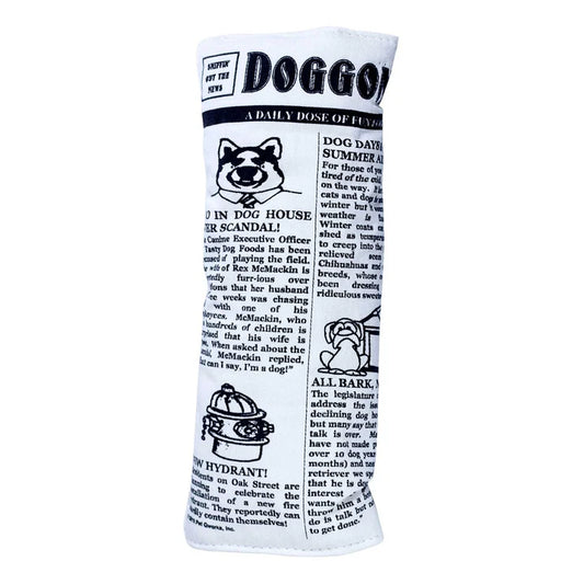 Pet Qwerks Krinkle Newspaper Dog Toy
