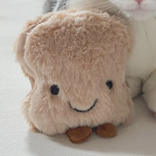 Snuggle Bites Toast Cat toy