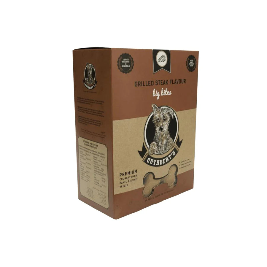 Cuthberts Grilled Steak Dog Biscuits 1kg