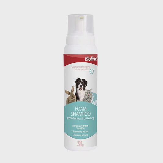 Bioline Foam Dog & Cat Shampoo – 220G